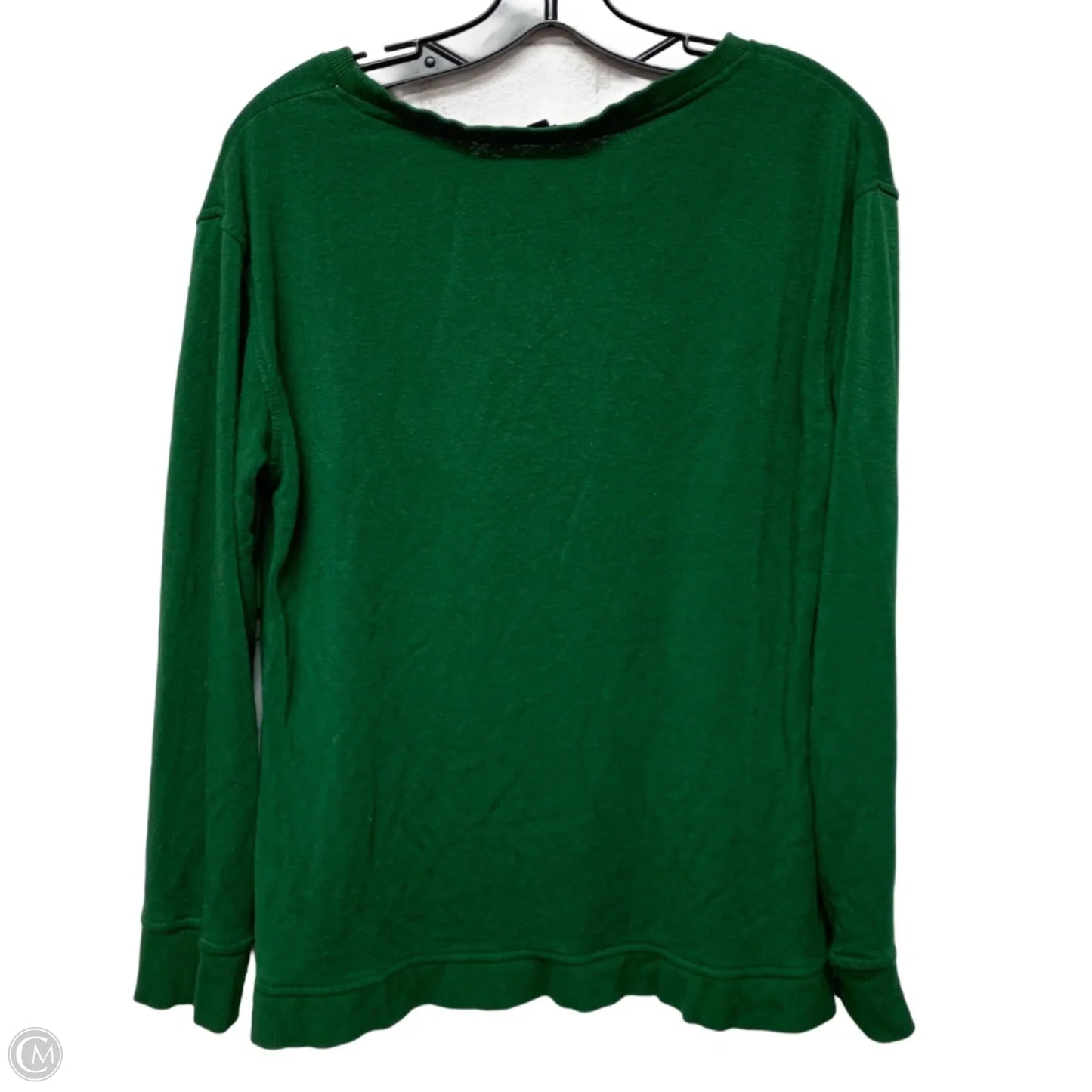 Top Long Sleeve By Jane And Delancey In Green & Red, Size: M