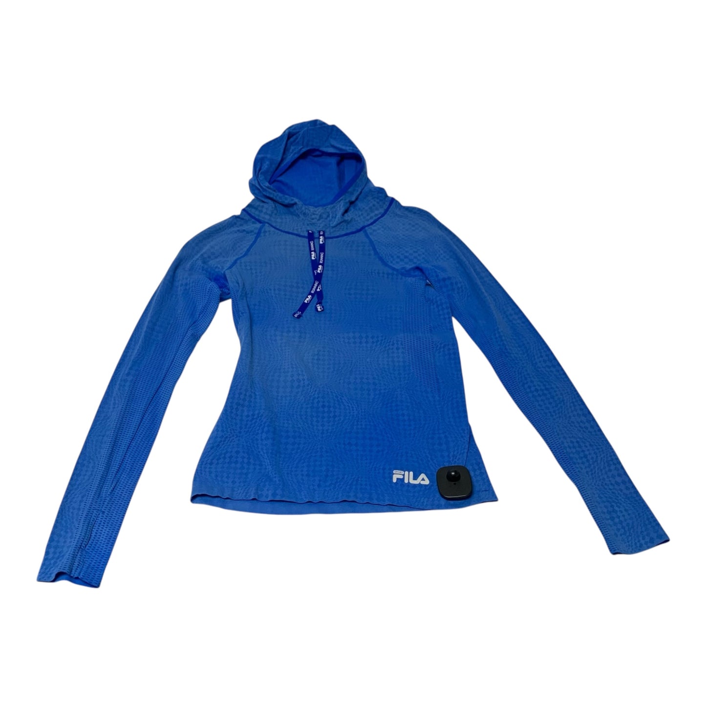 Athletic Sweatshirt Hoodie By Fila In Blue, Size: S