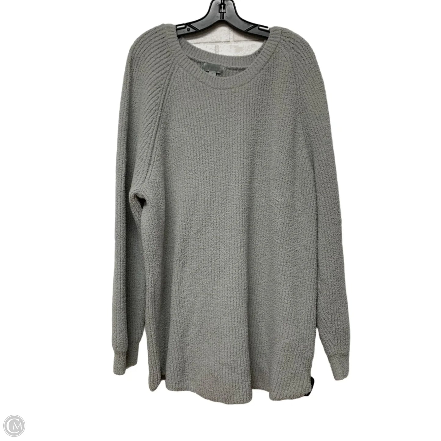 Sweater By Barefoot Dreams In Grey, Size: 2x