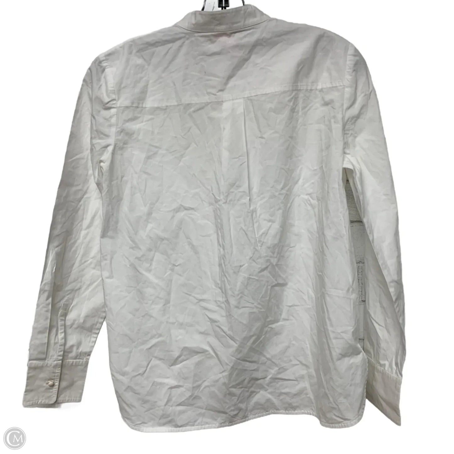 Top Long Sleeve Designer By Tory Burch In White, Size: S