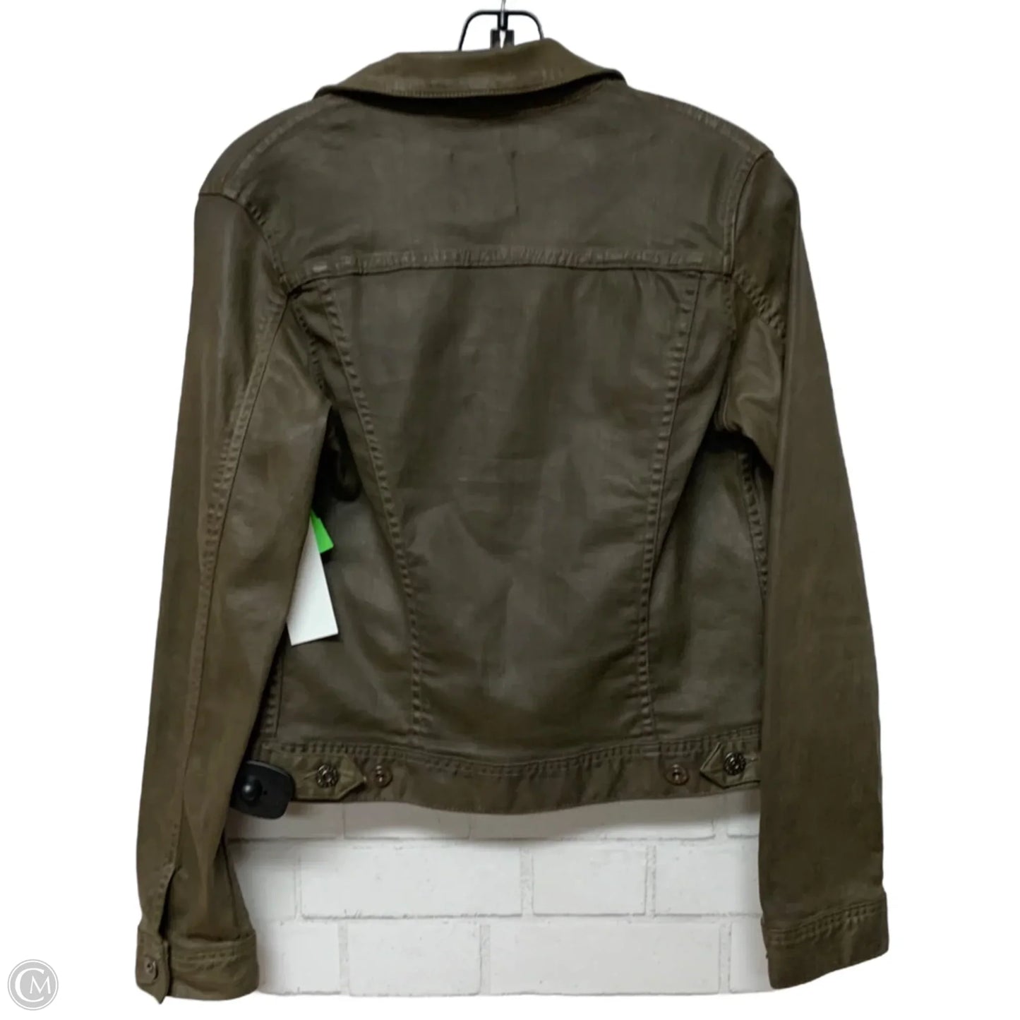 Jacket Moto By Adriano Goldschmied In Green, Size: S