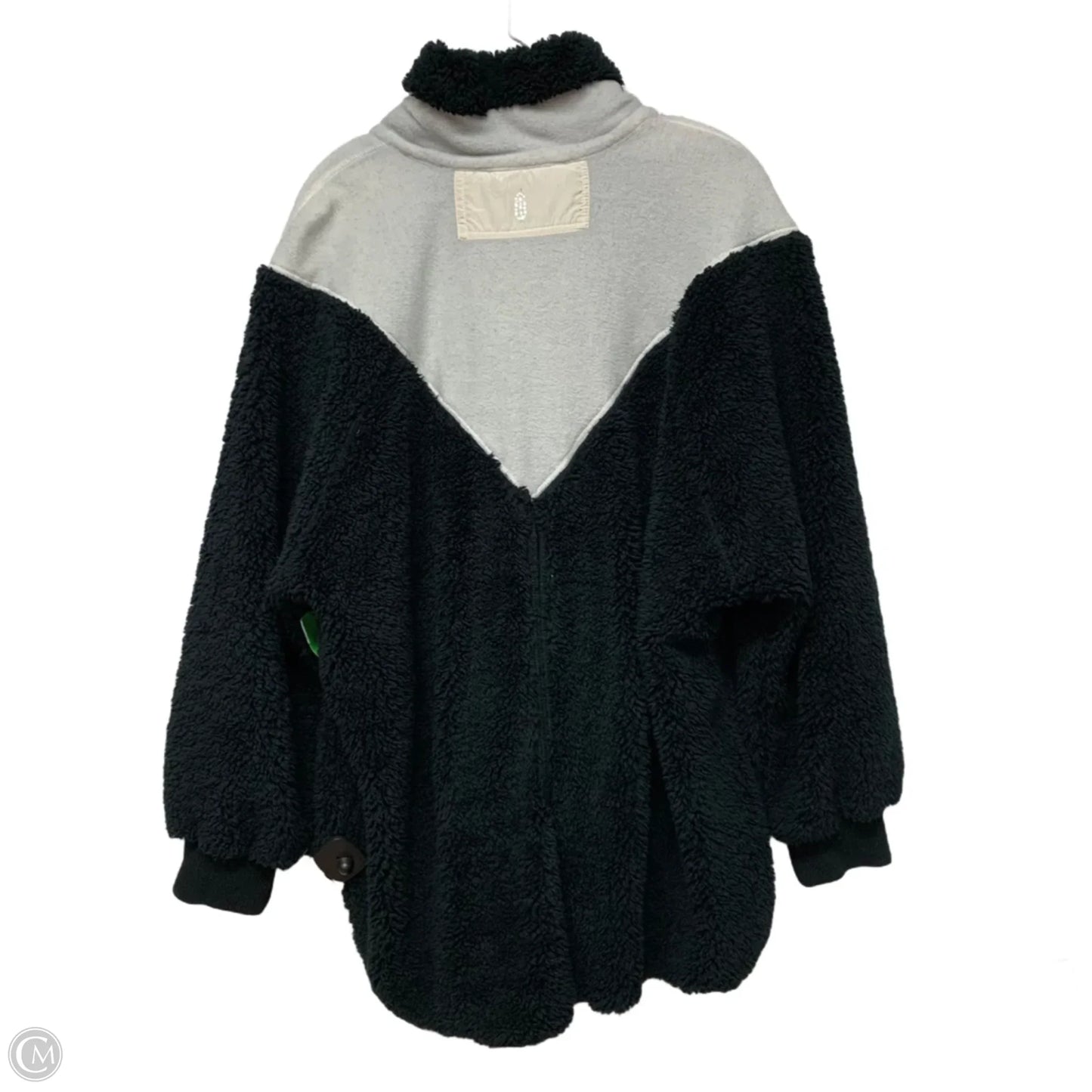 Sweatshirt Collar By Free People In Black & Gold, Size: M