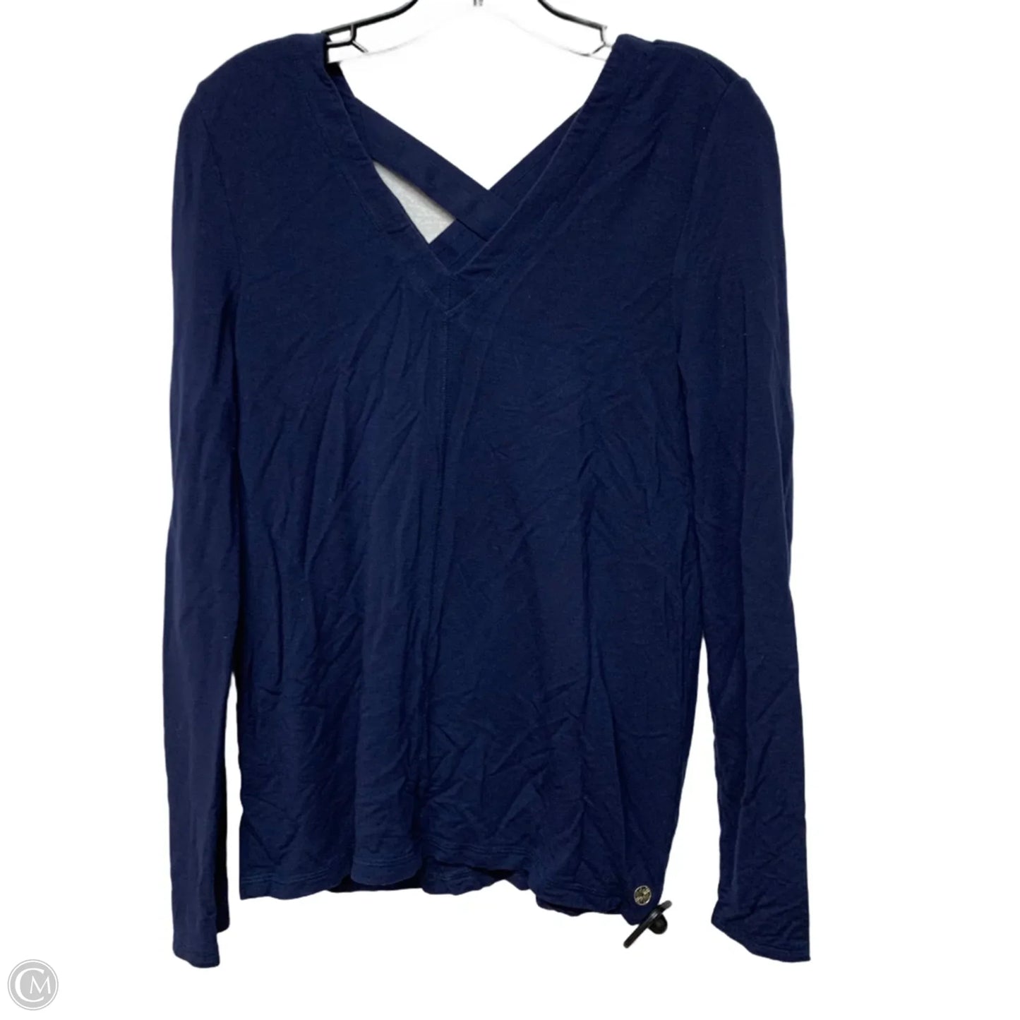 Top Long Sleeve Designer By Lilly Pulitzer In Navy, Size: Xs