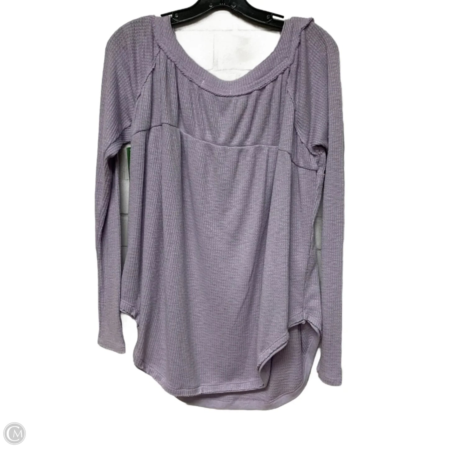 Top Long Sleeve By We The Free In Purple, Size: S
