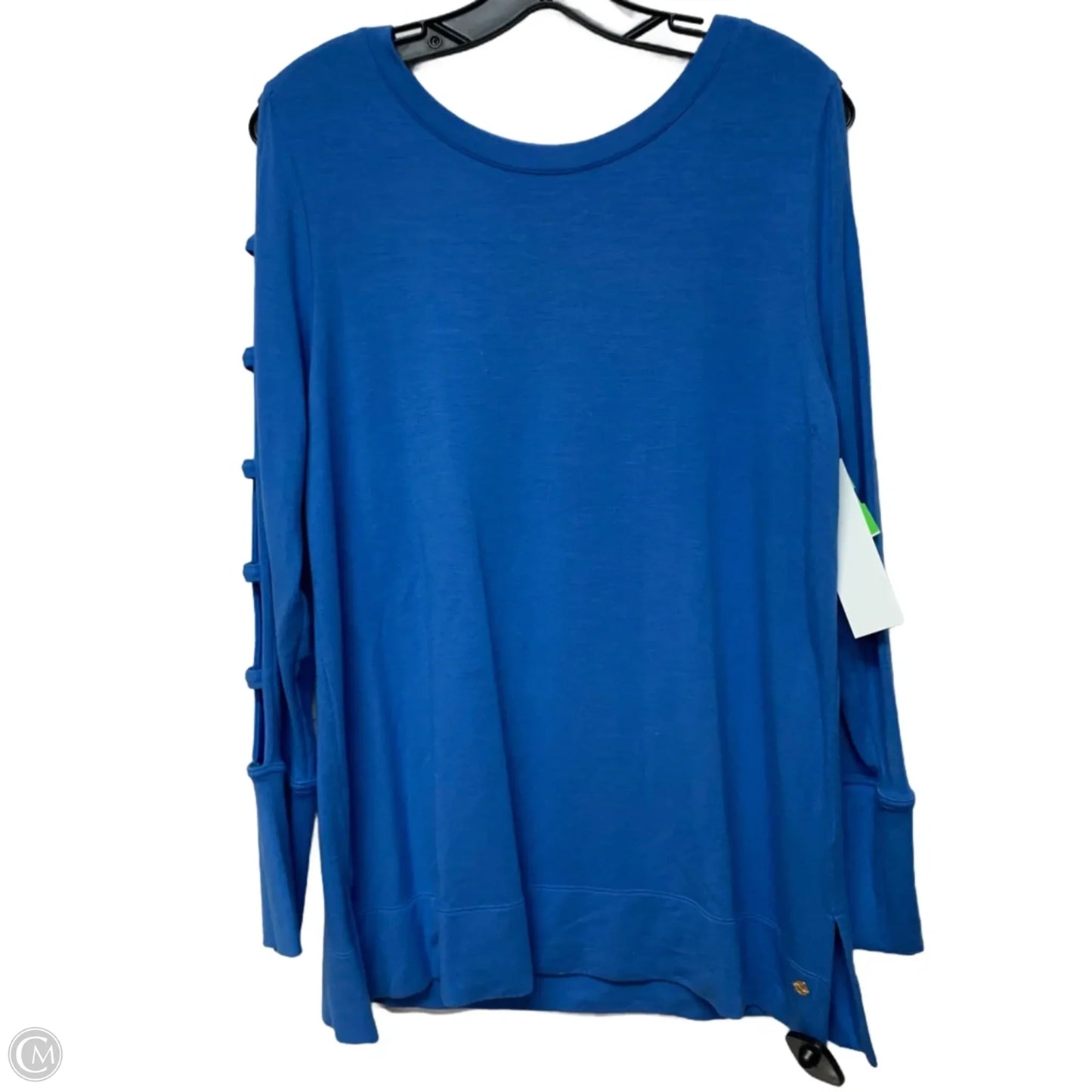 Top Long Sleeve Designer By Lilly Pulitzer In Blue, Size: M