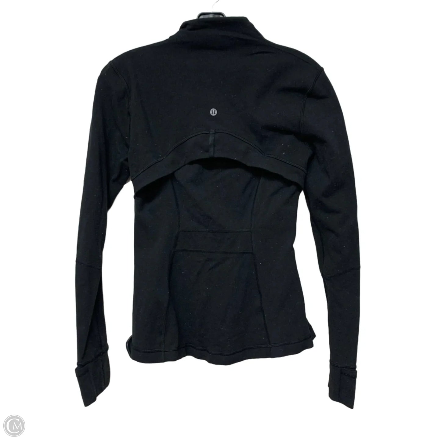 Athletic Jacket By Lululemon In Black, Size: S