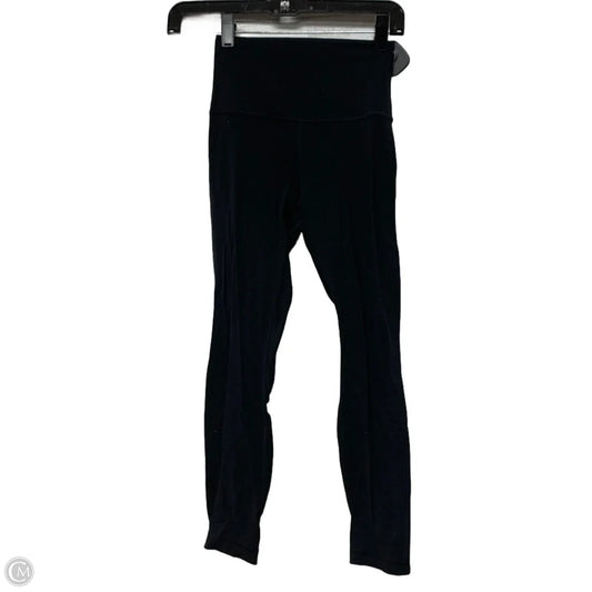 Athletic Leggings By Lululemon In Black, Size: Xs