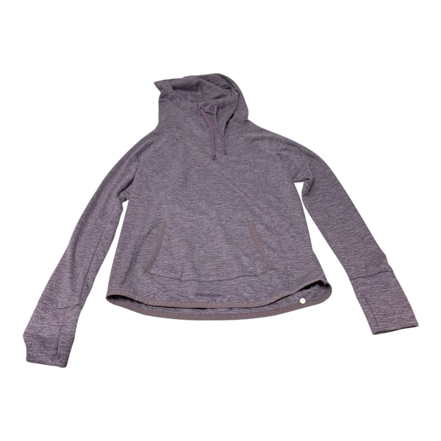 Athletic Sweatshirt Hoodie By 90 Degrees By Reflex In Purple, Size: S