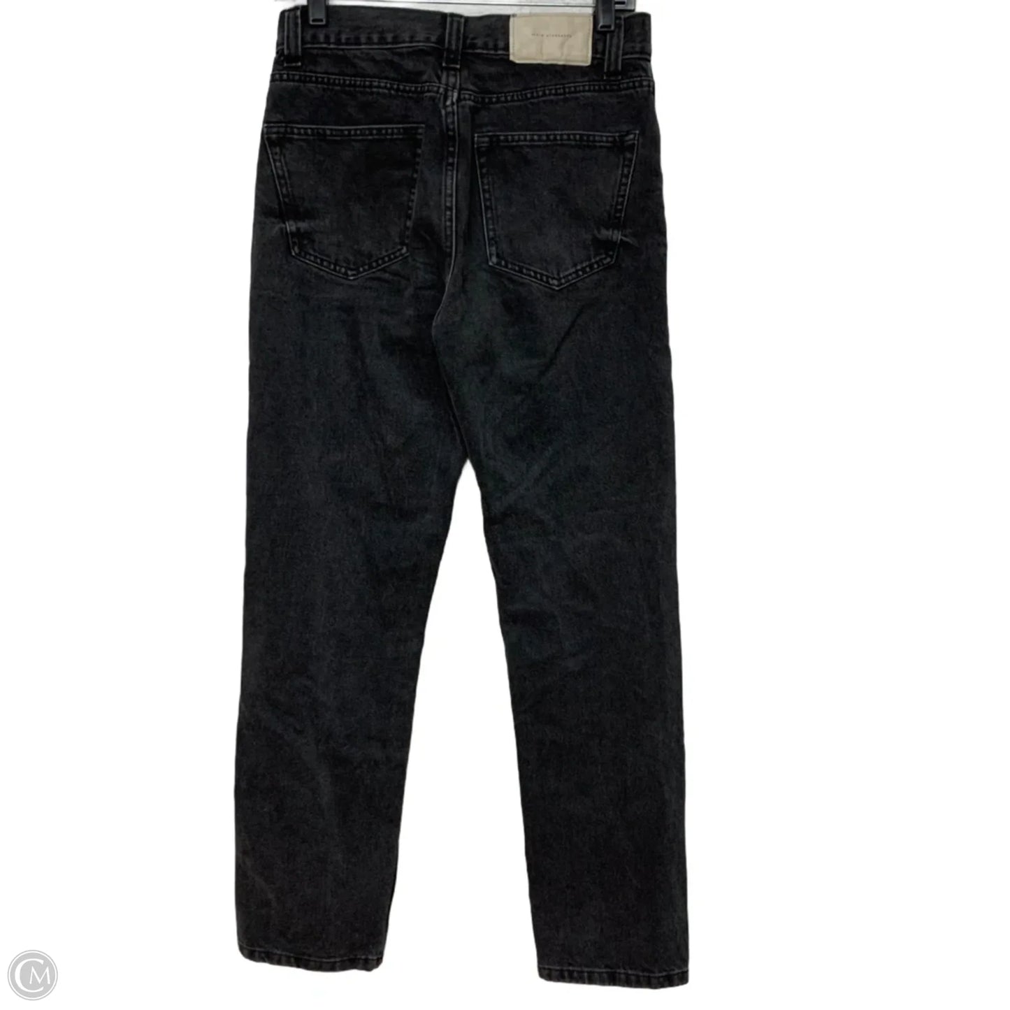 Jeans Straight By We The Free In Black Denim, Size: 10