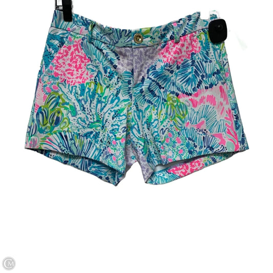 Shorts Designer By Lilly Pulitzer In Blue & Pink, Size: 6