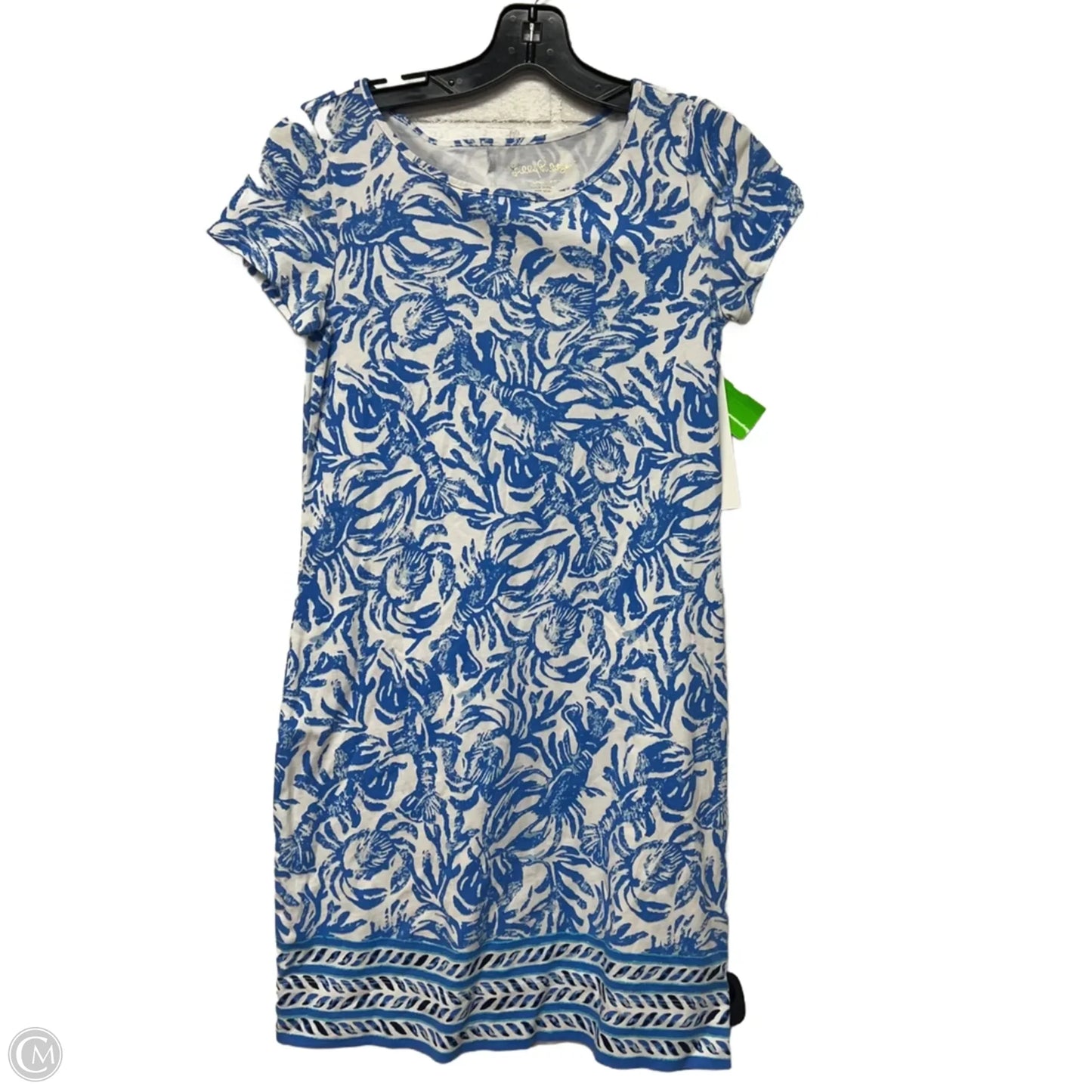 Dress Designer By Lilly Pulitzer In Blue & White, Size: Xs