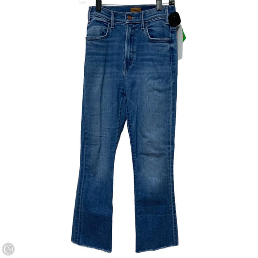 Jeans Straight By Mother In Blue Denim, Size: 2