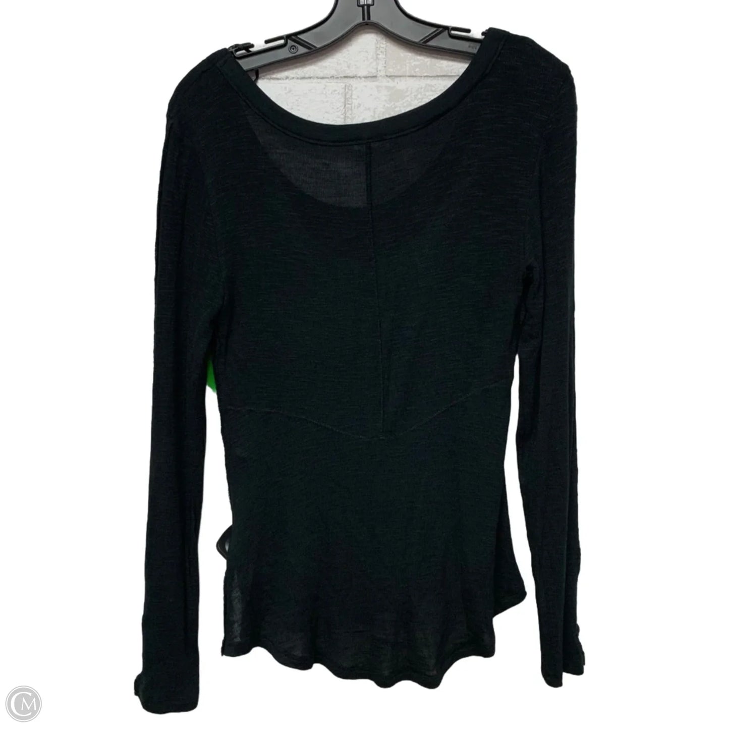 Top Long Sleeve By Free People In Black, Size: S