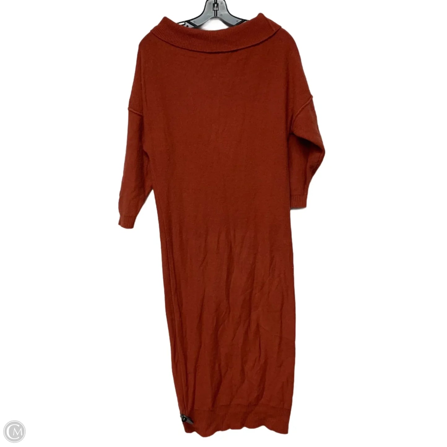 Dress Sweater By Free People In Orange, Size: Xs