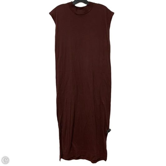 Dress Casual Midi By Free People In Brown, Size: Xs
