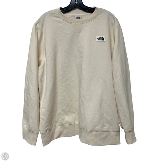 Sweatshirt Crewneck By The North Face In Cream, Size: 1x