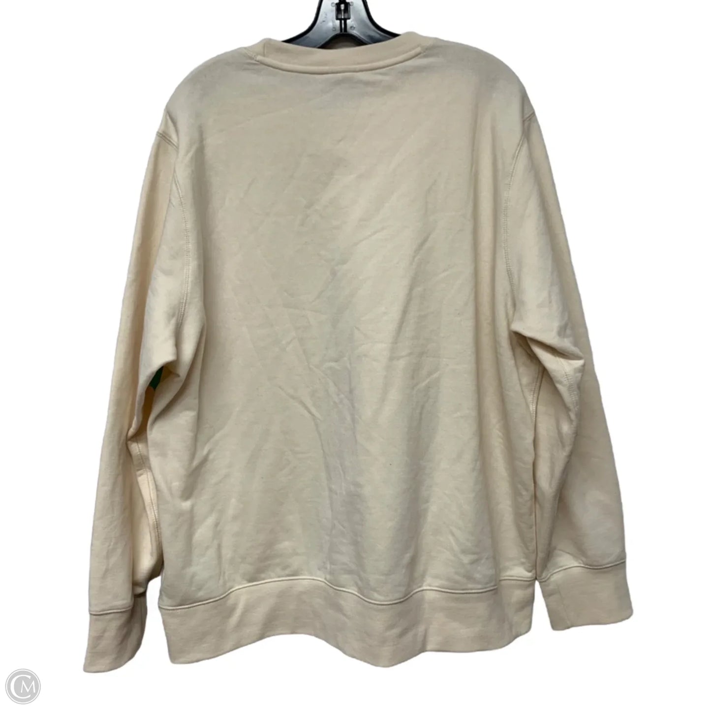 Sweatshirt Crewneck By The North Face In Cream, Size: 1x