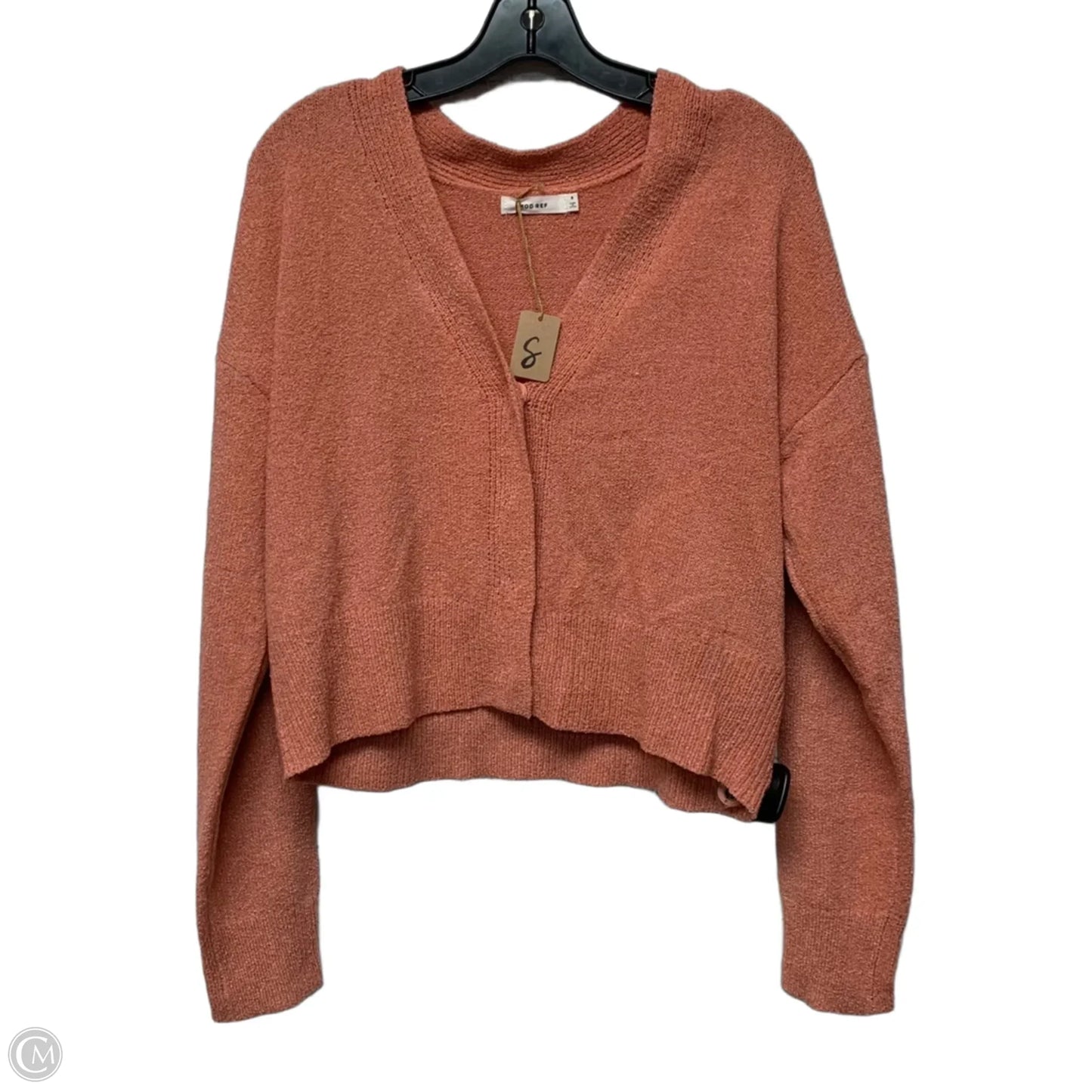 Sweater Cardigan By Mod Ref In Pink, Size: S