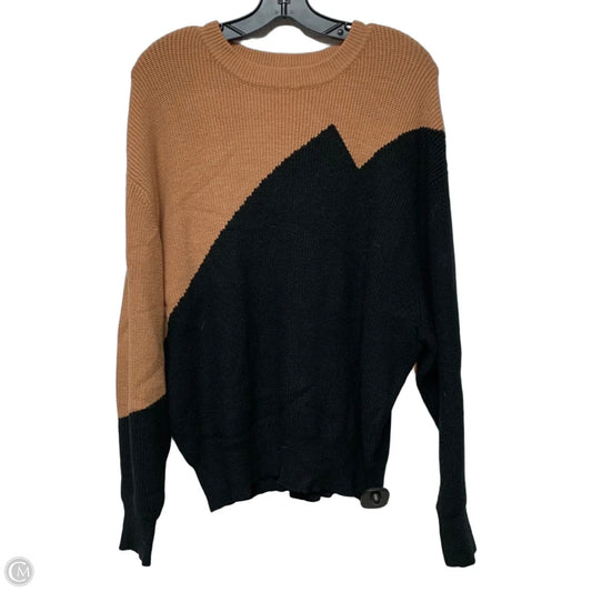 Sweater By Lush In Black & Brown, Size: M