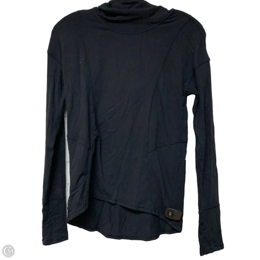 Athletic Top Long Sleeve Hoodie By Lululemon In Black, Size: Xxs