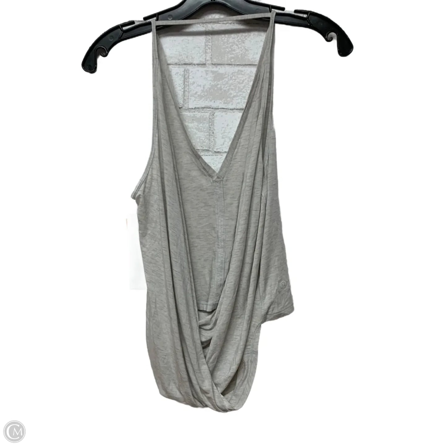 Athletic Tank Top By Lululemon In Grey, Size: Xs