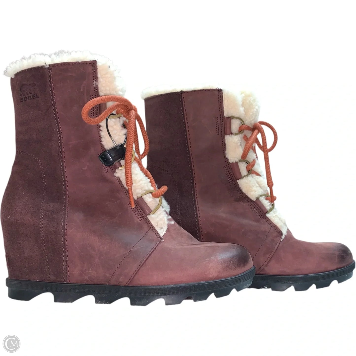 Boots Mid-calf Heels By Sorel In Purple, Size: 11