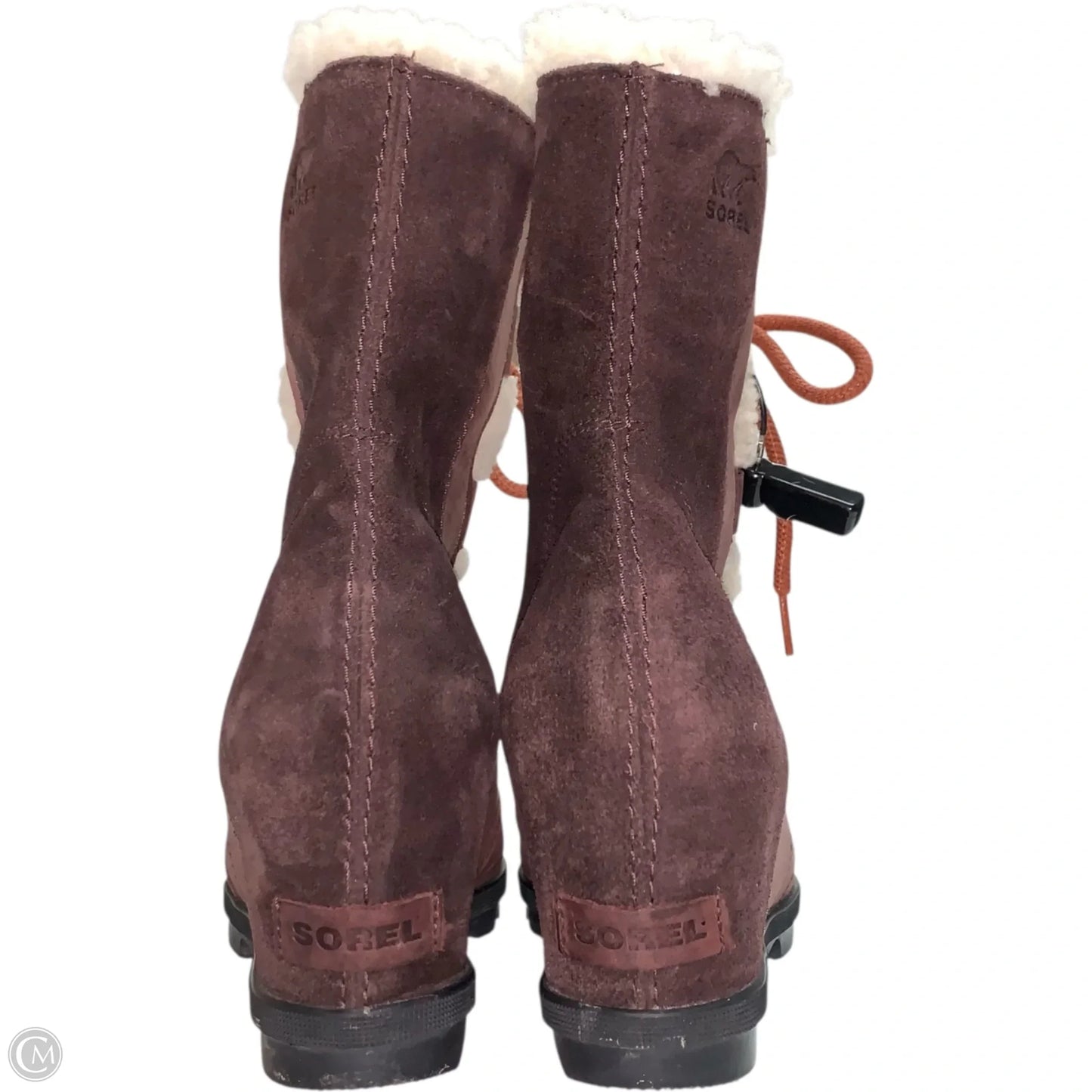 Boots Mid-calf Heels By Sorel In Purple, Size: 11