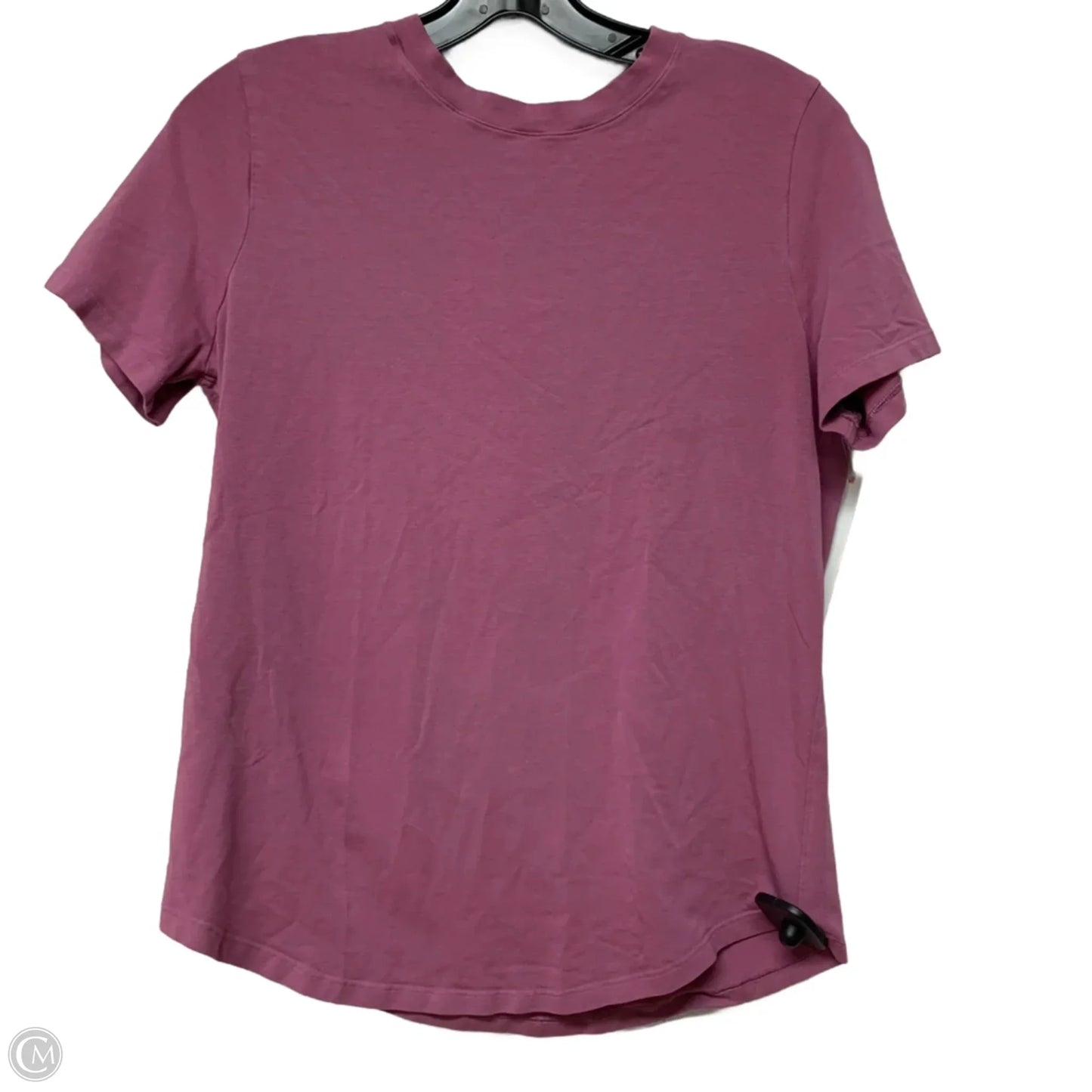 Athletic Top Short Sleeve By Lululemon In Purple, Size: S