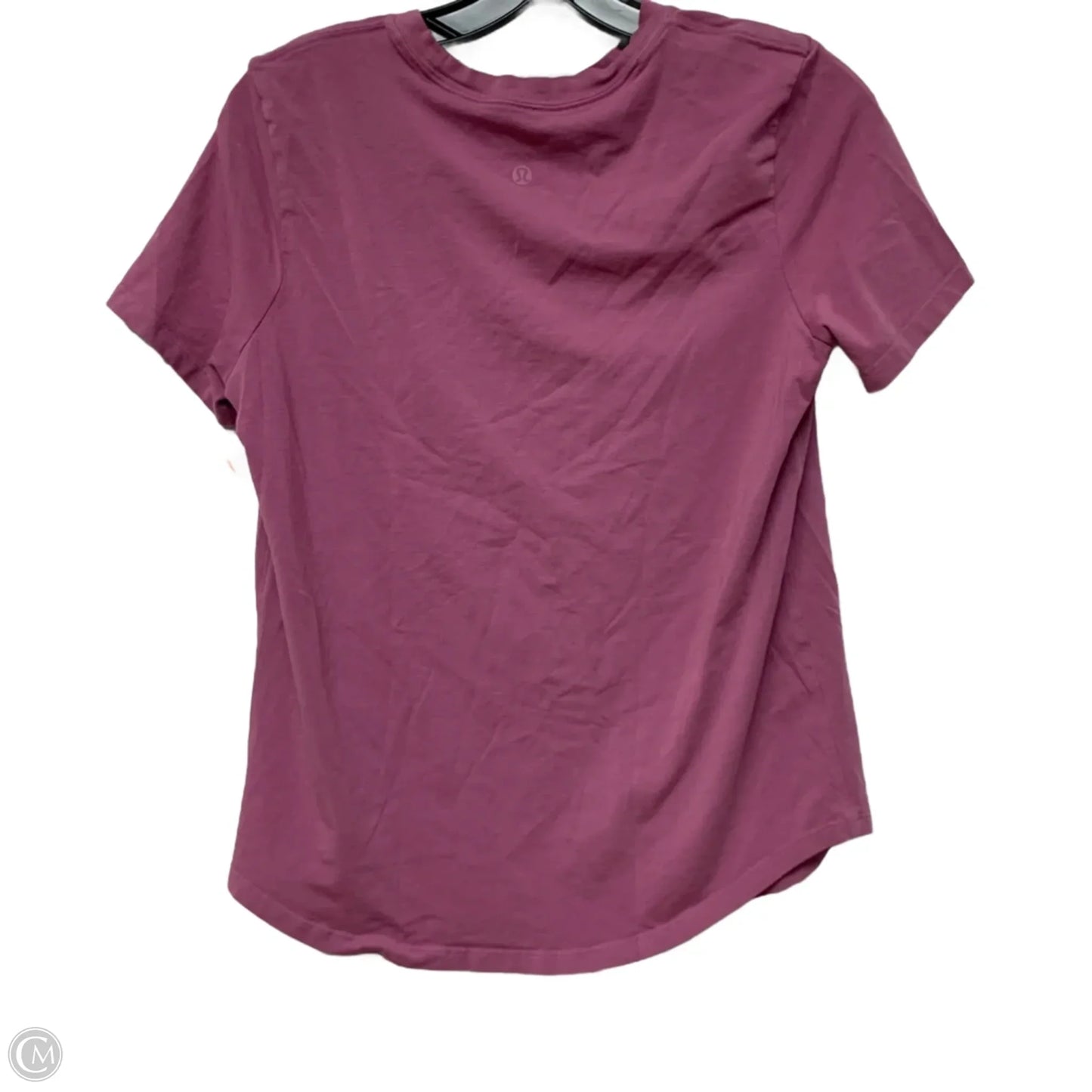 Athletic Top Short Sleeve By Lululemon In Purple, Size: S
