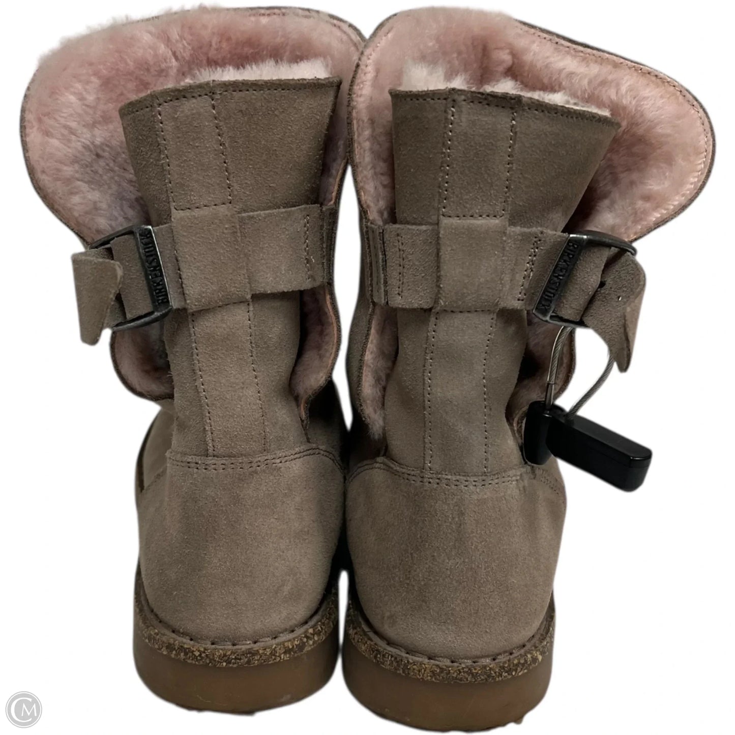 Boots Mid-calf Flats By Birkenstock In Beige, Size: 8