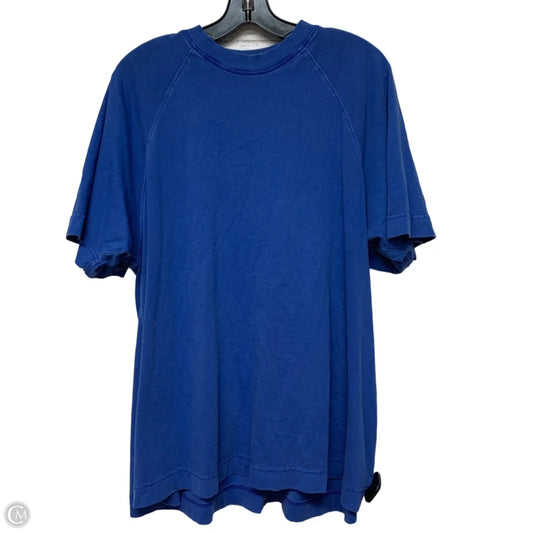 Top Short Sleeve By Free People In Blue, Size: S