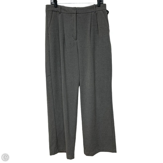 Pants Wide Leg By Abercrombie And Fitch In Grey, Size: L