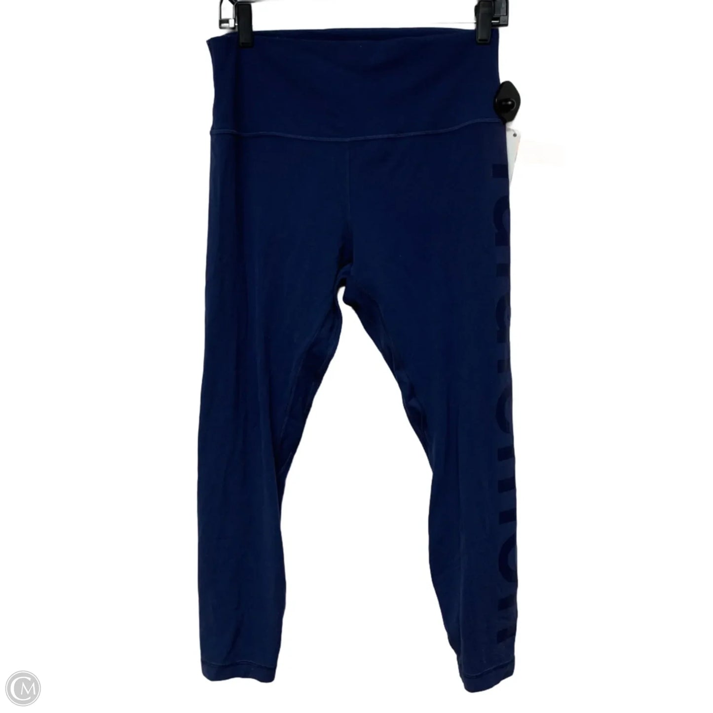 Athletic Leggings Capris By Lululemon In Blue, Size: L