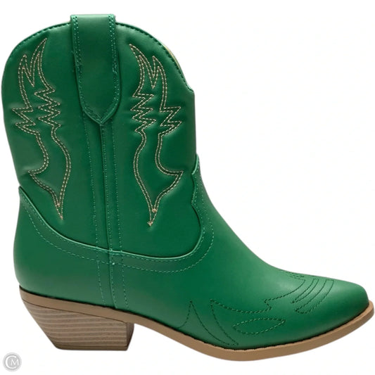 Boots Western By Clothes Mentor In Green, Size: 8.5