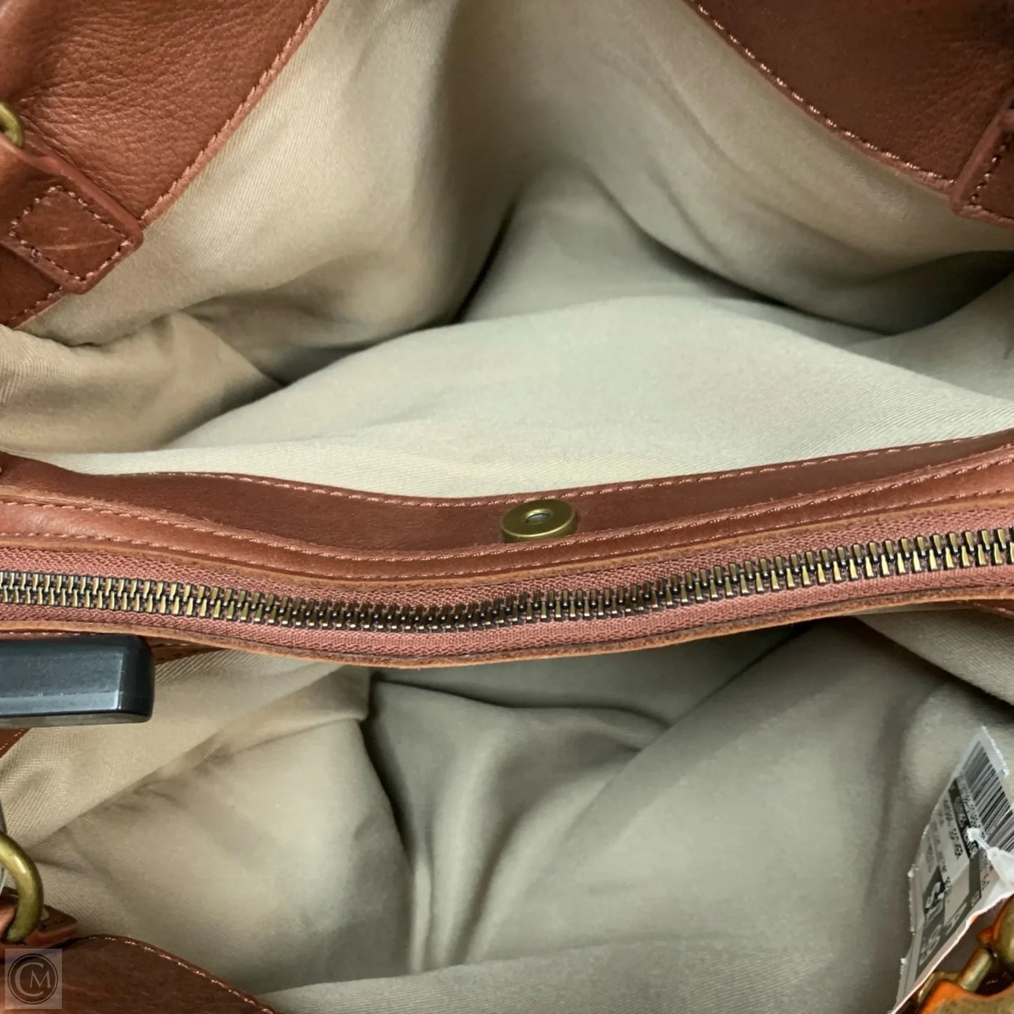 Handbag Leather By American Leather Goods, Size: Medium