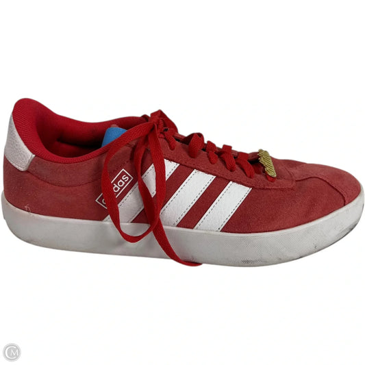 Shoes Sneakers By Adidas In Red, Size: 8.5