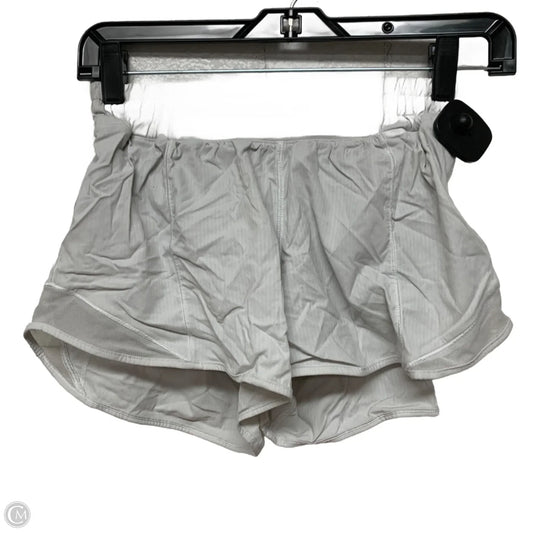 Athletic Shorts By Lululemon In White, Size: S