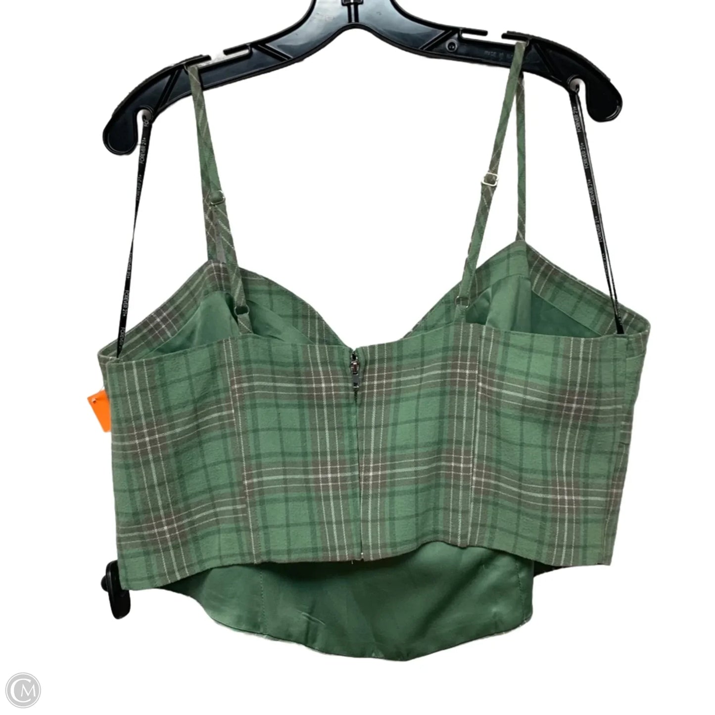 Top Sleeveless By Forever 21 In Green, Size: 1x