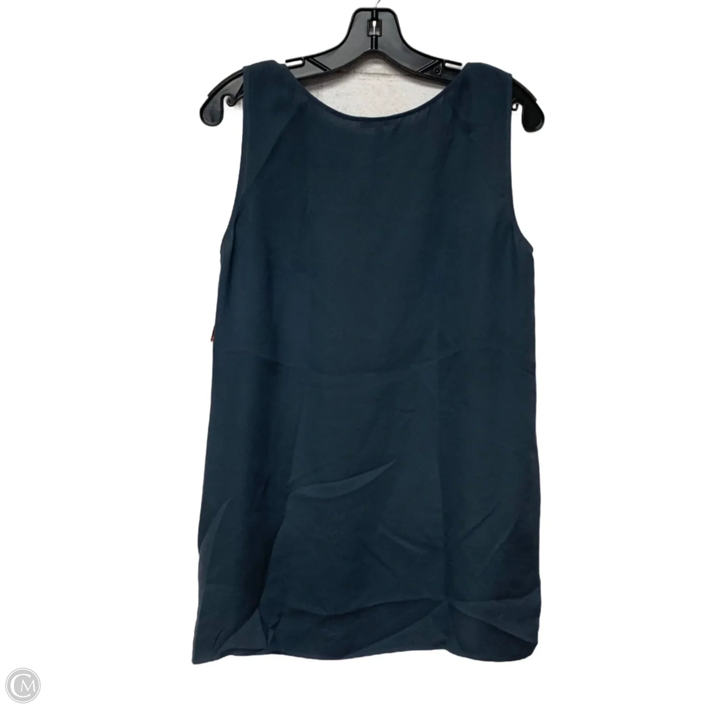 Top Sleeveless Designer By Lafayette 148 In Blue, Size: M