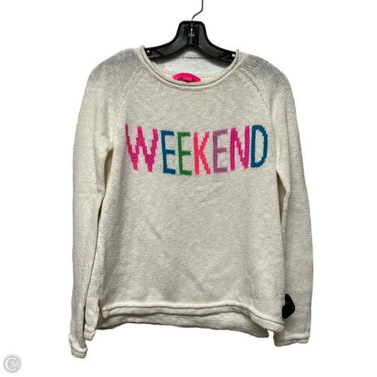 Sweater Designer By Lilly Pulitzer In White, Size: S