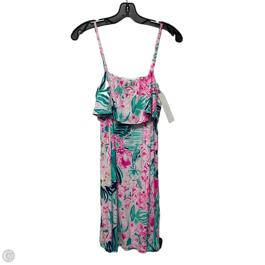 Dress Designer By Lilly Pulitzer In Green & Pink, Size: Xs