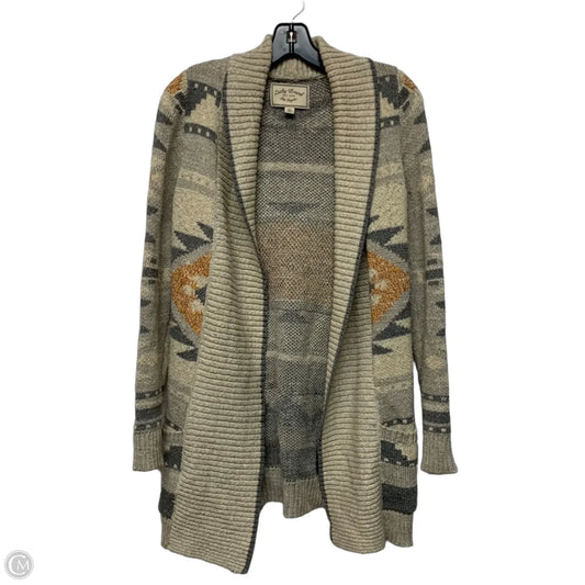 Sweater Cardigan By Lucky Brand In Beige, Size: Xs