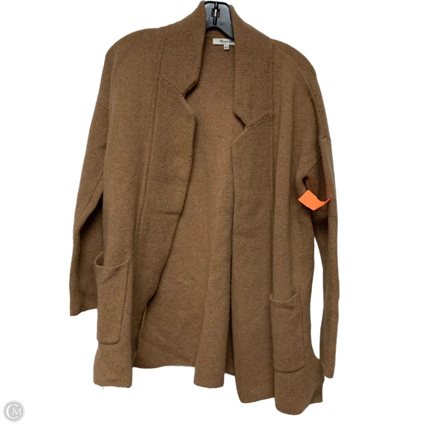 Sweater Cardigan By Madewell In Tan, Size: Xxs