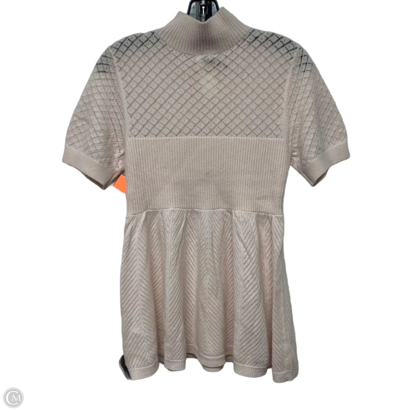 Tunic Short Sleeve By Anthropologie In Pink, Size: S