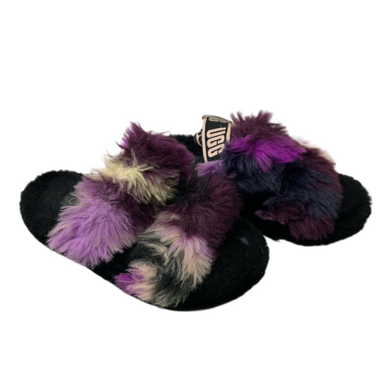Black & Purple  Sandals Designer By Ugg  Size: 6