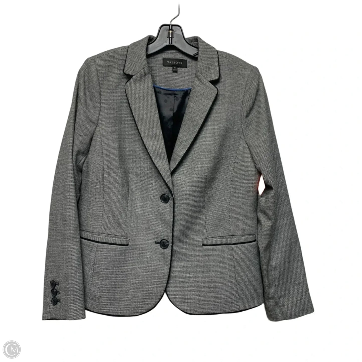 Blazer By Talbots In Grey, Size: M