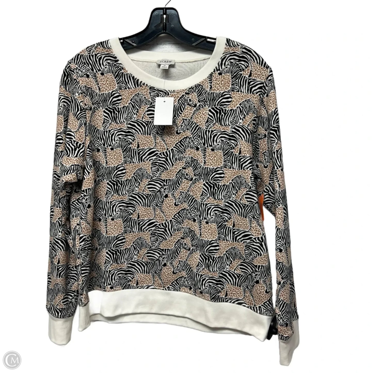 Sweater By J. Crew In Black & Brown, Size: M