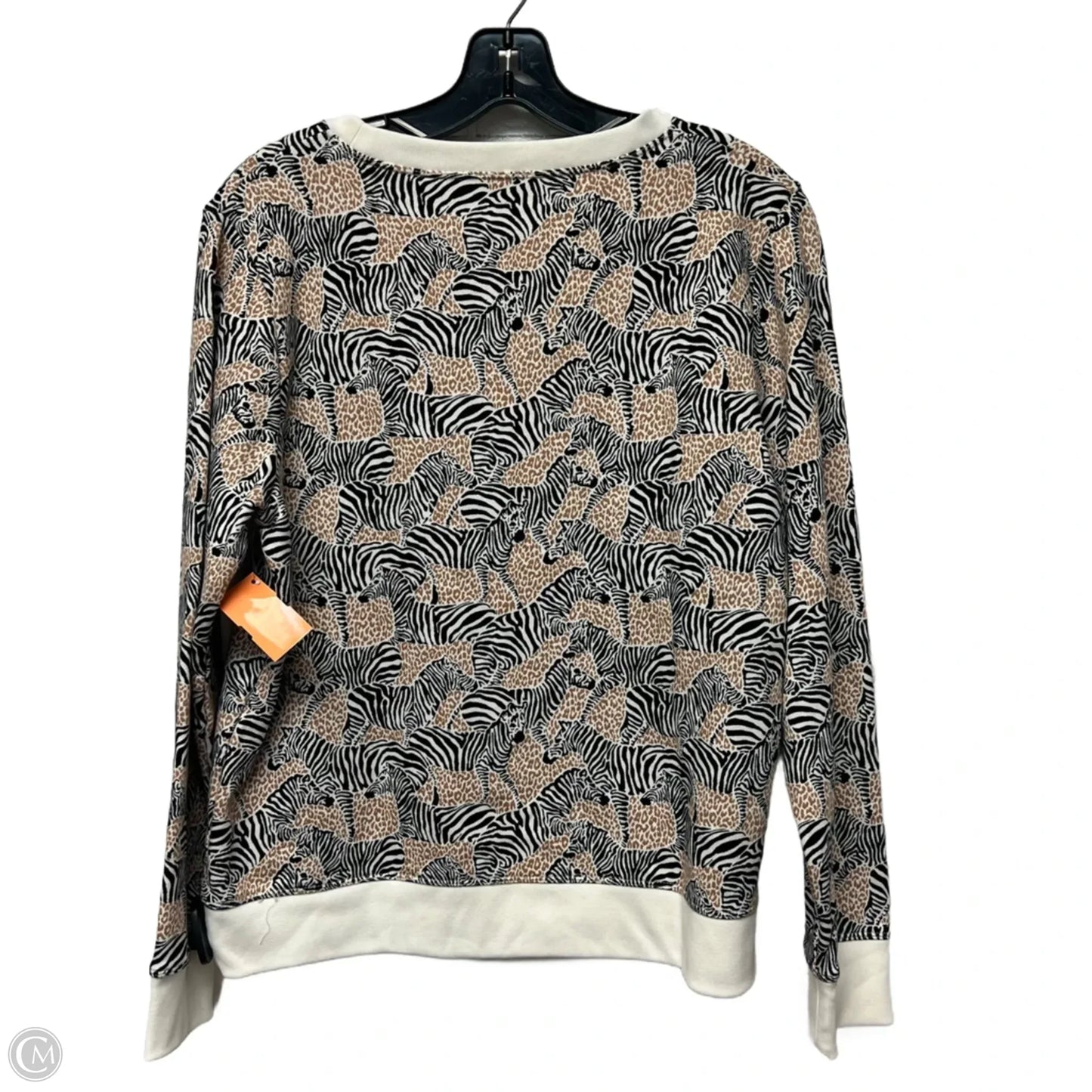Sweater By J. Crew In Black & Brown, Size: M