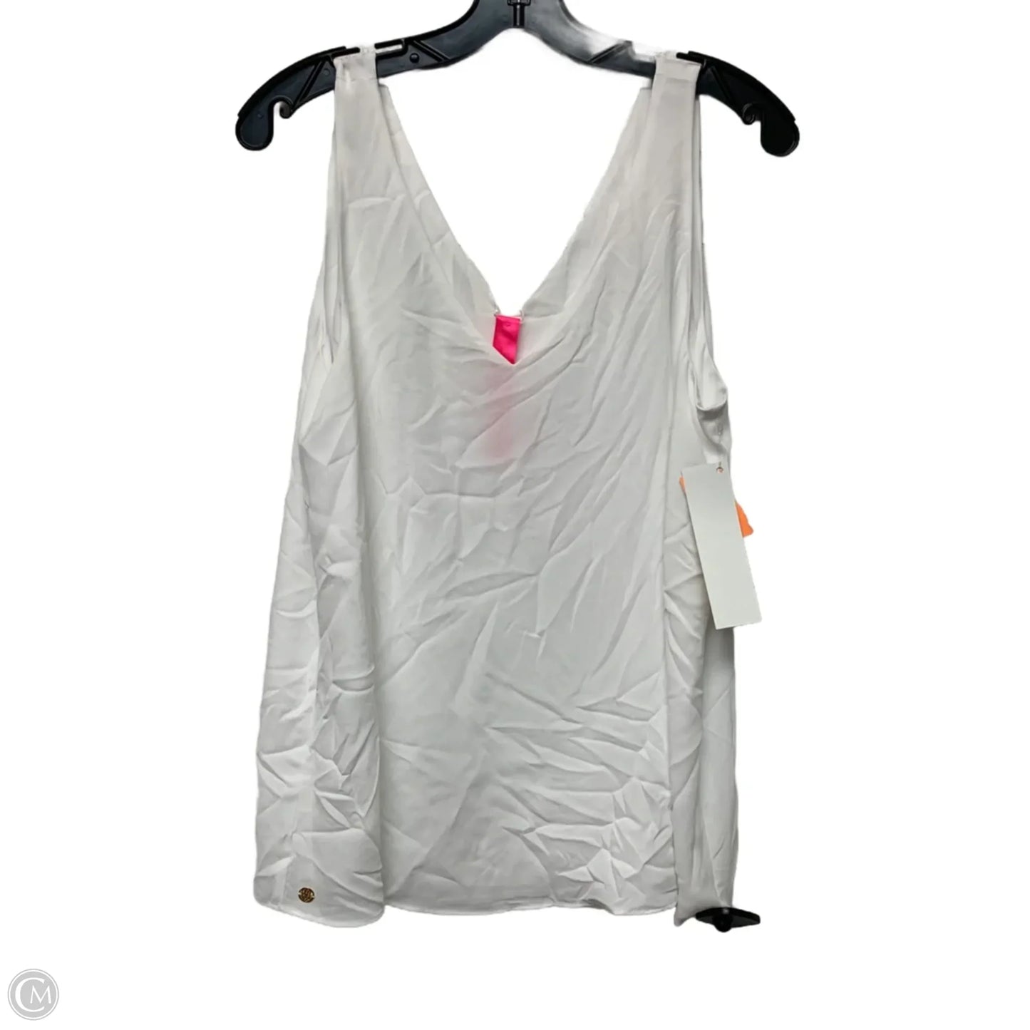 Top Sleeveless Designer By Lilly Pulitzer In White, Size: M