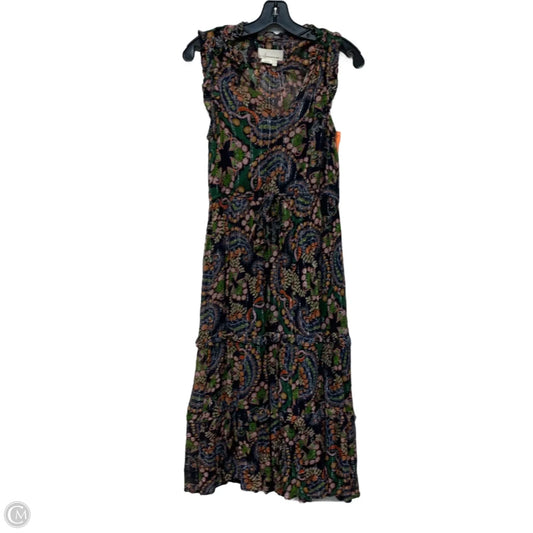 Dress Casual Midi By Anthropologie In Multi-colored, Size: S